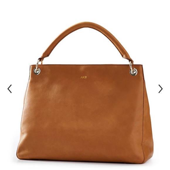 Mark and Graham Blue Suede Leather Bag Build Your Own Bag NWT - Picture 5 of 5